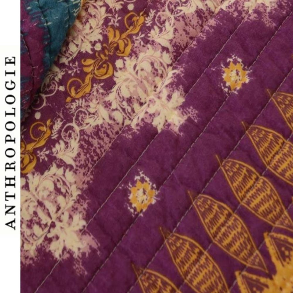 NWT Anthro Cotton Beach Quilt - Picture 3 of 3